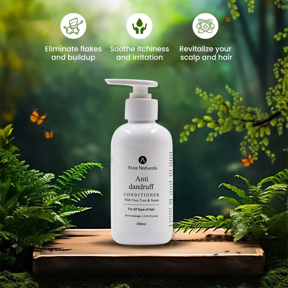 Natural Ingredients In Atoz Naturals Anti-Dandruff Conditioner