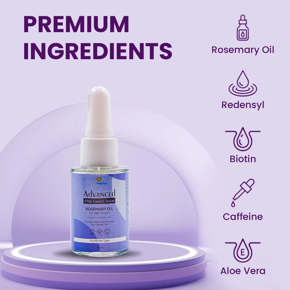 Premium Ingredients Atoz Naturals Hair Growth Serum