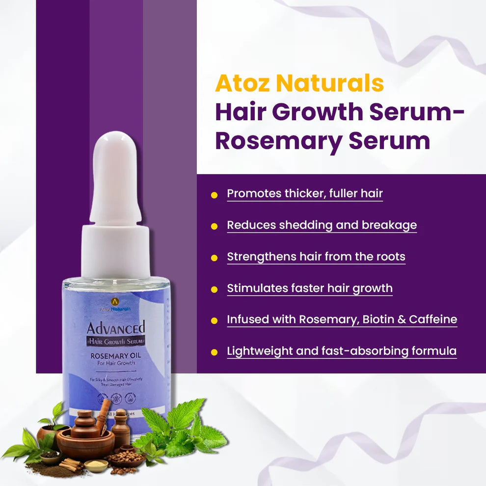Atoz Naturals Rosemary Hair Growth Serum