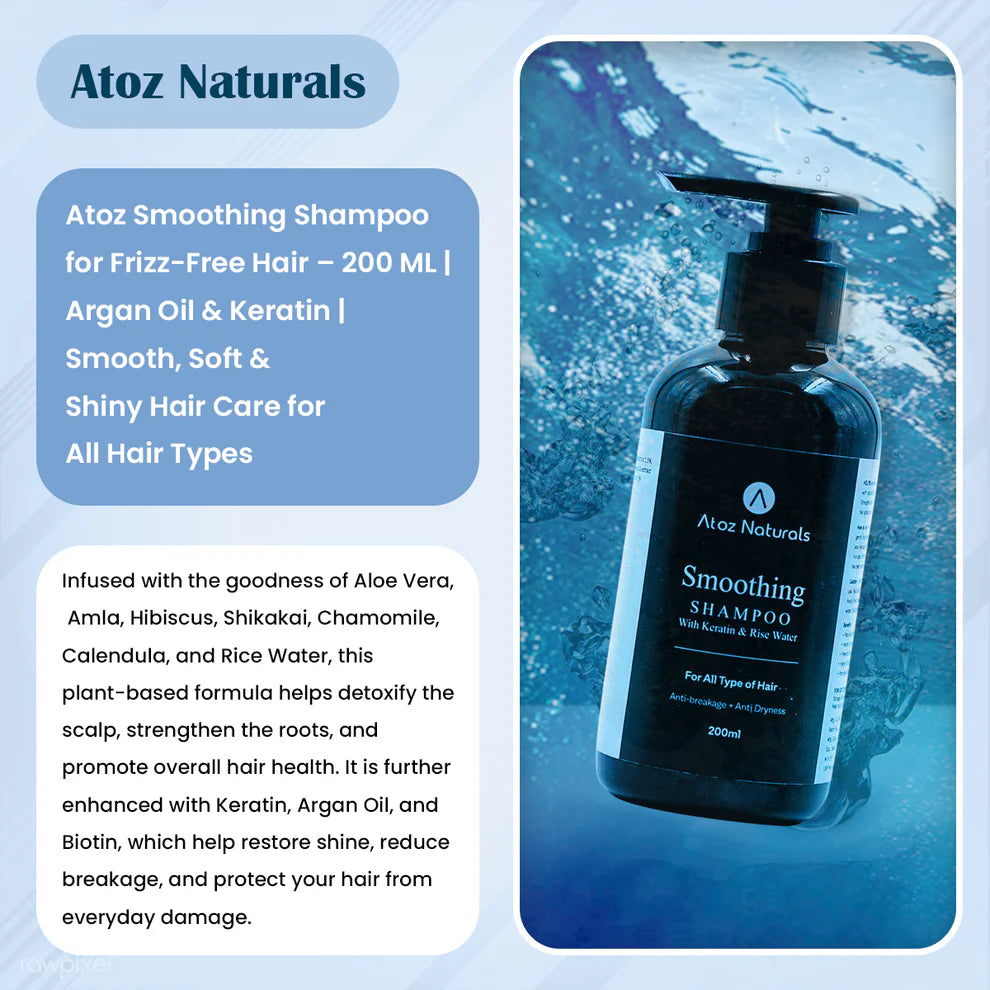 Best Atoz Naturals Smoothing Shampoo